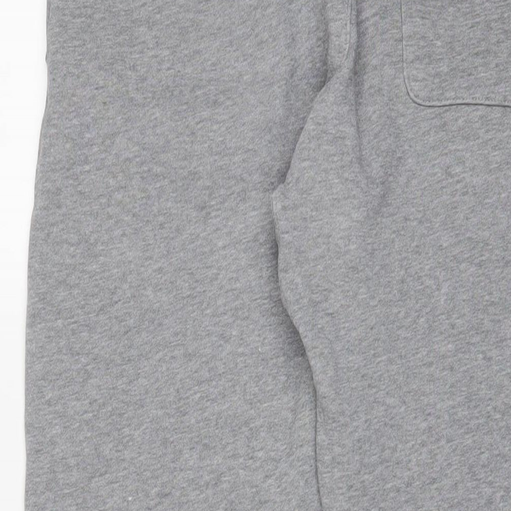 Essentials Mens Red Cotton Jogger Trousers Size S L30 in Regular Drawstring - Logo