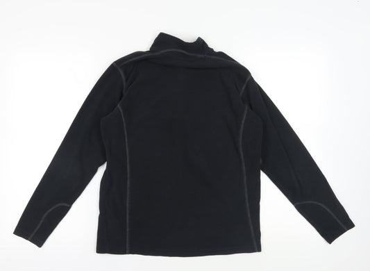 Columbia Black Fleece 1/4 Zip Pullover Sweatshirt S