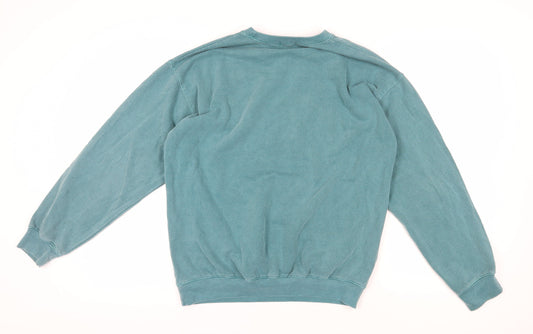 Boohoo Green Los Angeles Graphic Sweatshirt Size S