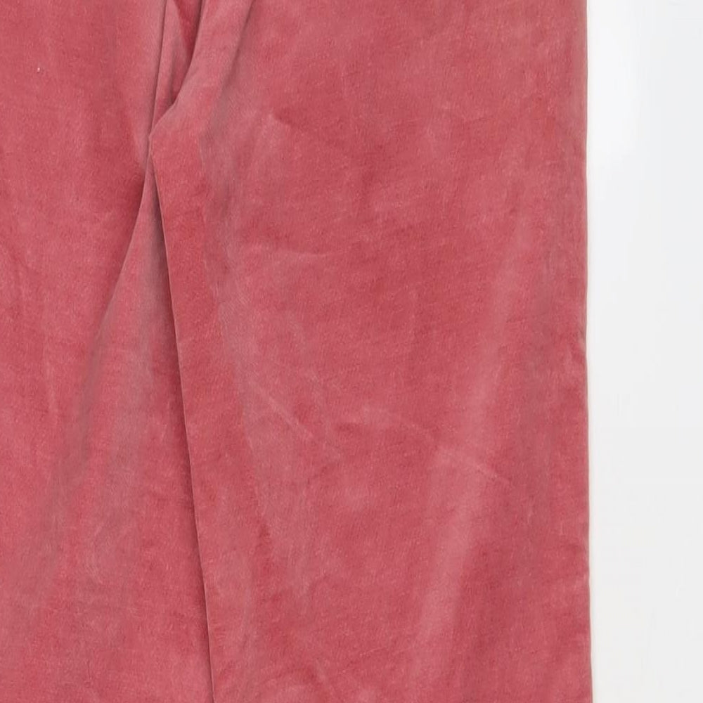 Womens UK Size 6 Monki Regular Fit Pink Trousers