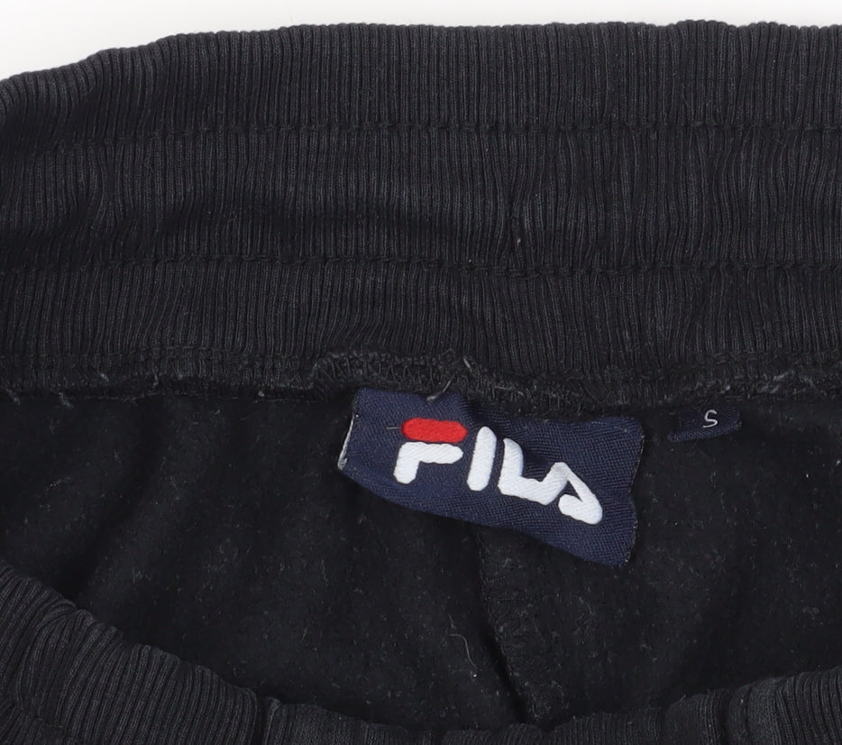 Fila Black Jogger Trousers, Size S, Casual Style