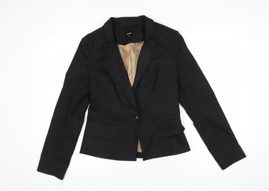 Womens UK Size 10 Oasis Black Jacket
