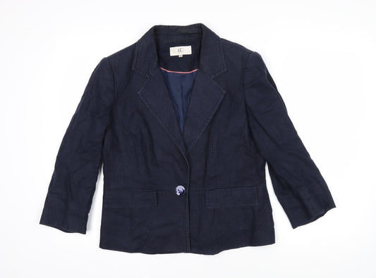 Womens UK Size 12 CC Blue Jacket