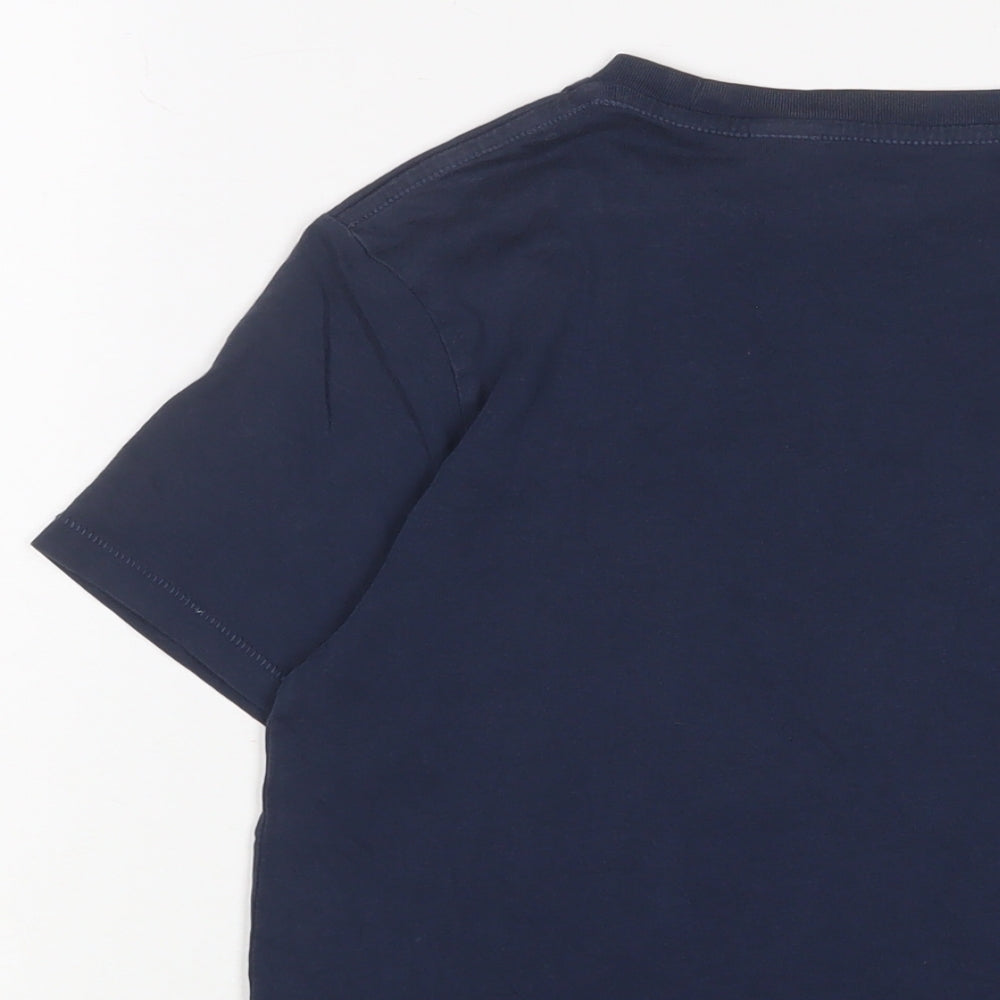 Womens UK Size XS Levi's Blue Basic T-Shirt
