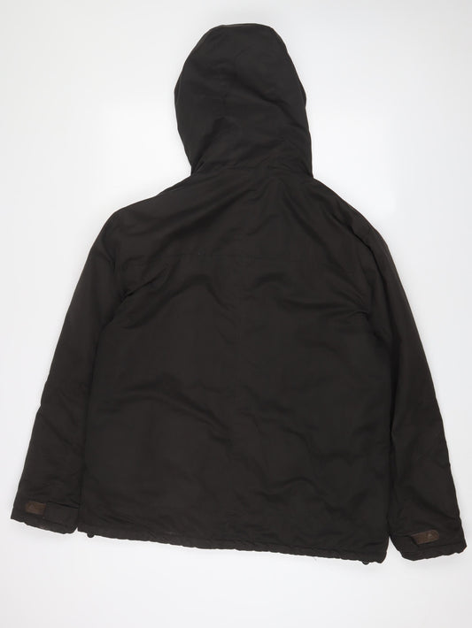 Mens UK Size M One Valley Brown Windbreaker Coat