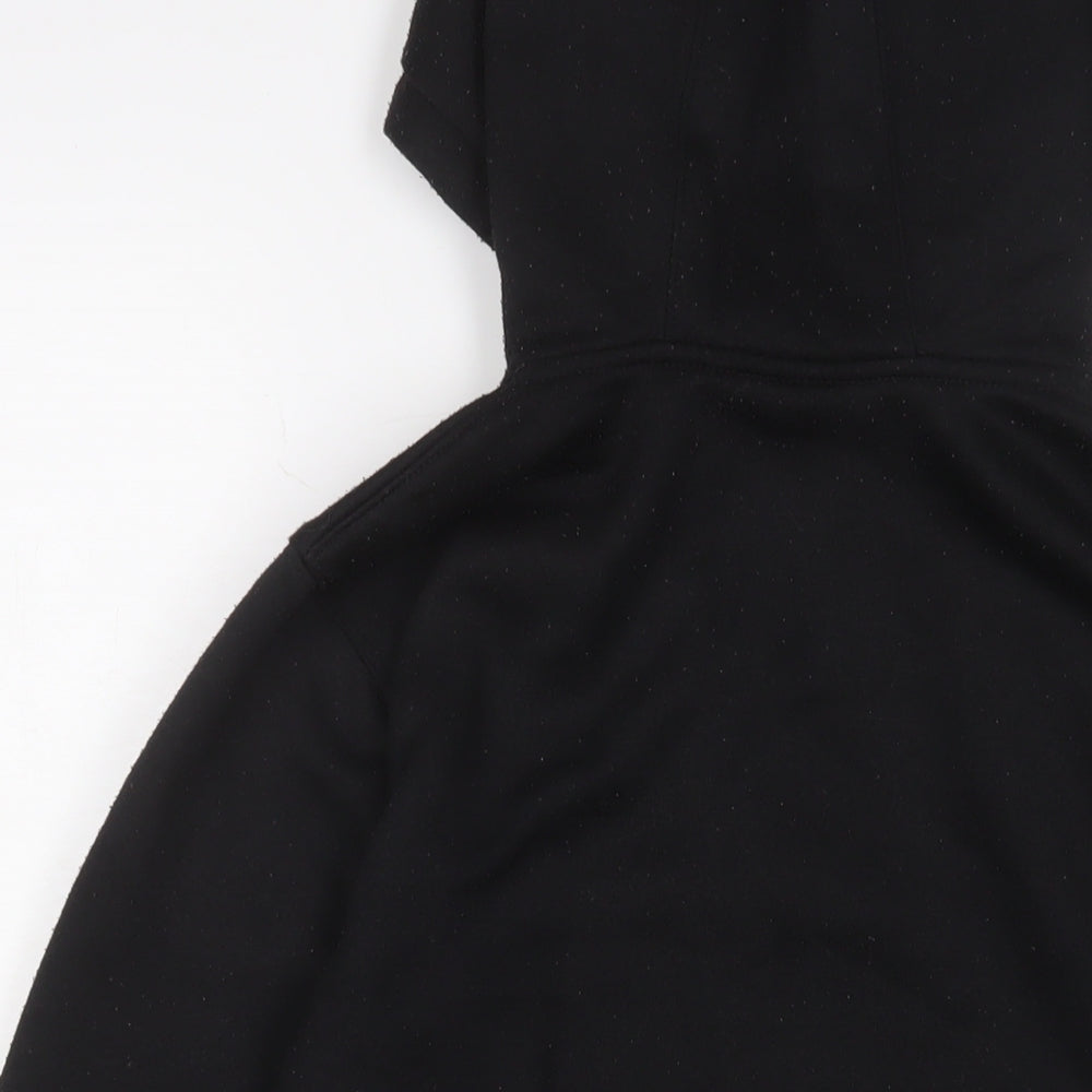Mens UK Size S Lonsdale Black Full Zip Hoodie
