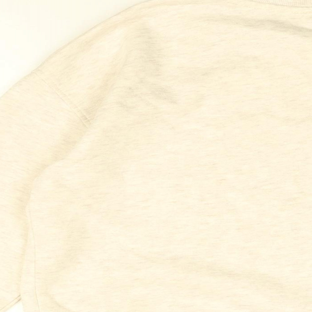Womens UK Size 2XS Disney Beige Pullover Sweatshirt