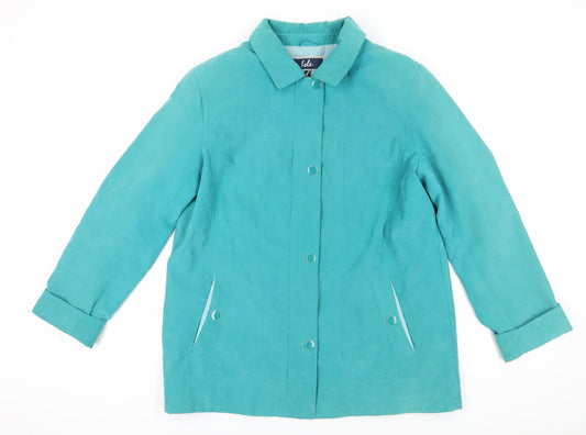 Womens UK Size 16 EWM Green Basic Jacket