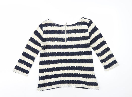 Womens UK Size M Oasis Blue Pullover Jumper
