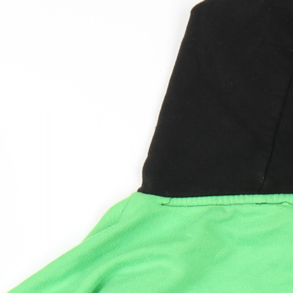 Xbox Boys Green Cotton Pullover Hoodie Size 10-11 Years Pullover