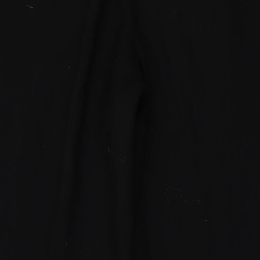 Betty Jackson Womens Black Polyester Trousers Size 16 L32 in Regular Button