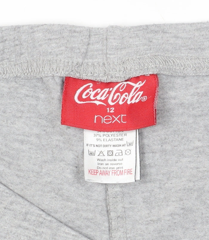 Next Coca-Cola Grey Logo Shorts Size 12