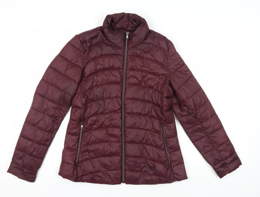 Womens UK Size M Gap Red Puffer Jacket
