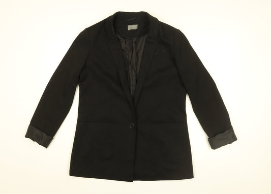 Womens UK Size 12 Oasis Black Jacket