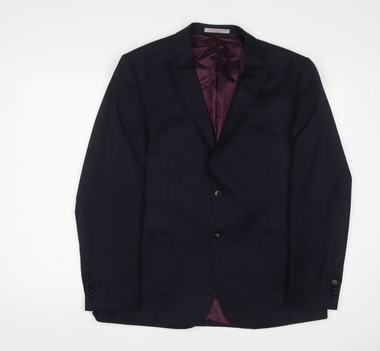 Mens UK Size 42 Alexandre of England Regular Blue Suit Jacket