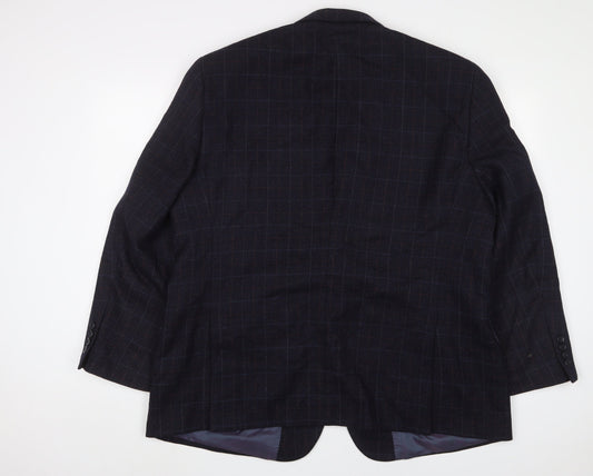 Mens UK Size 48 Brook Taverner Regular Blue Suit Jacket