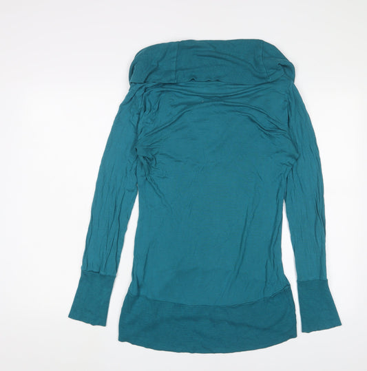 Womens UK Size 12 Oasis Blue Pullover Jumper