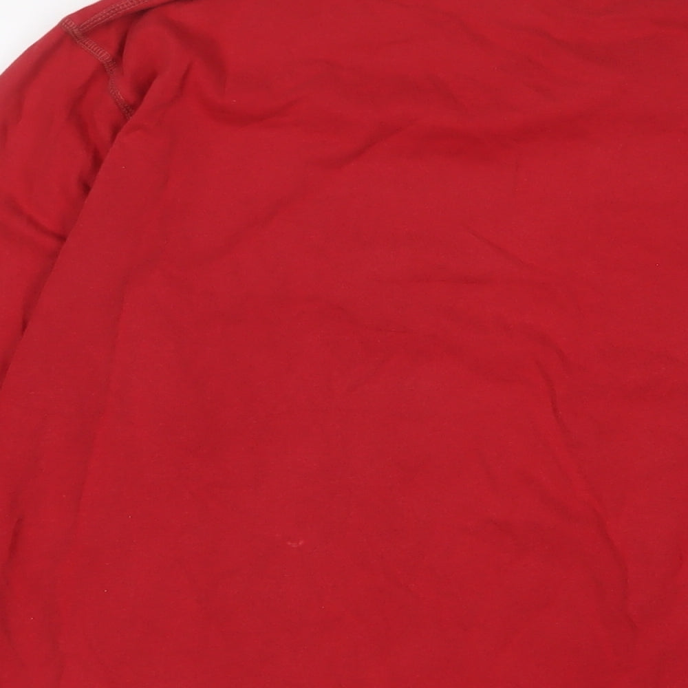 Levi's Mens Red Cotton T-Shirt Size L Crew Neck - San Francisco