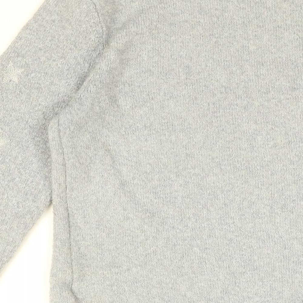 Womens UK Size S Oasis Grey Pullover Jumper