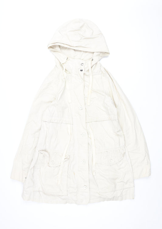 Womens UK Size S Gap Beige Overcoat