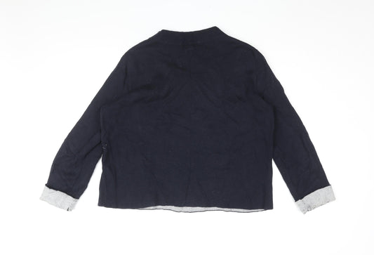Womens UK Size M ESpirit Blue Pullover Jumper