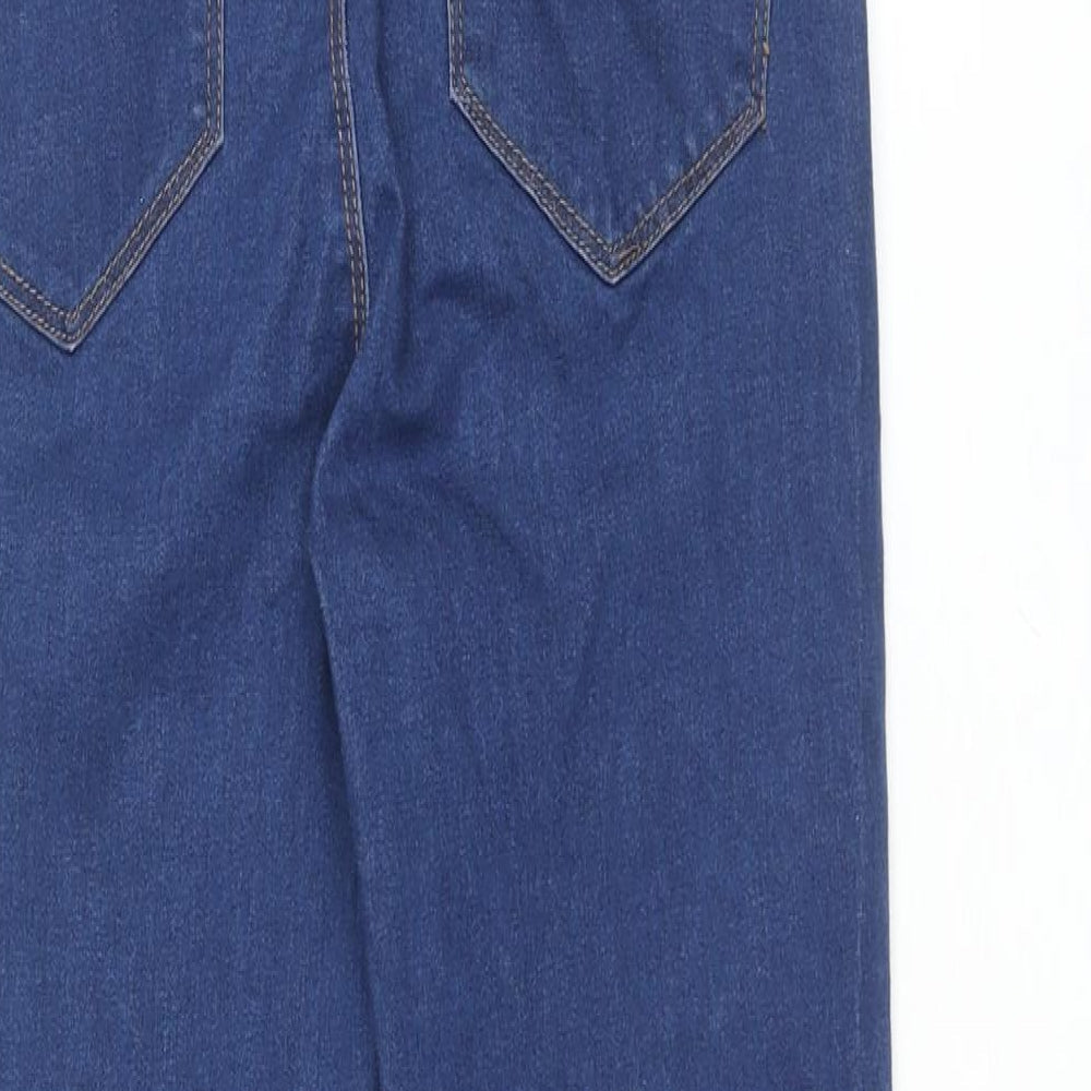 George Womens Blue Cotton Jegging Leggings Size 8 L28 in