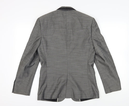 Mens UK Size 38 Goodsouls Regular Grey Suit Jacket