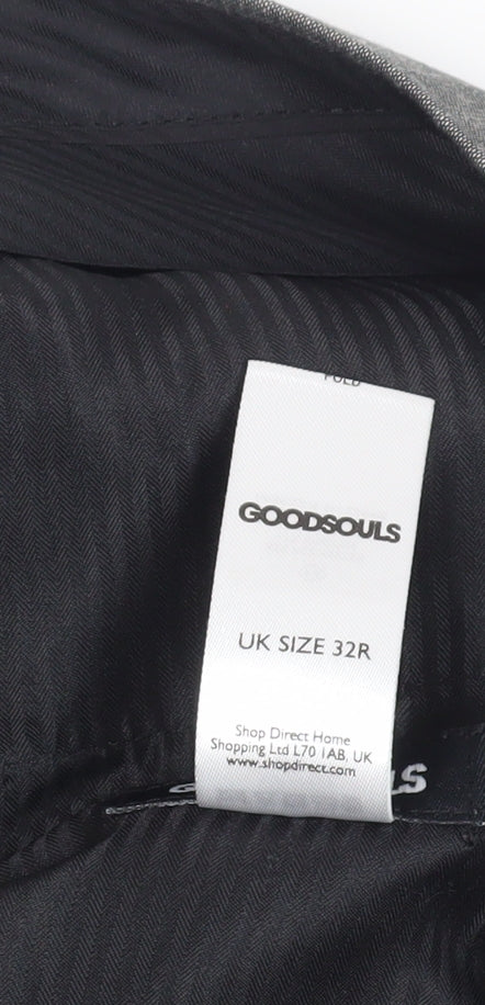 Goodsouls Grey Classic Dress Trousers UK 32R