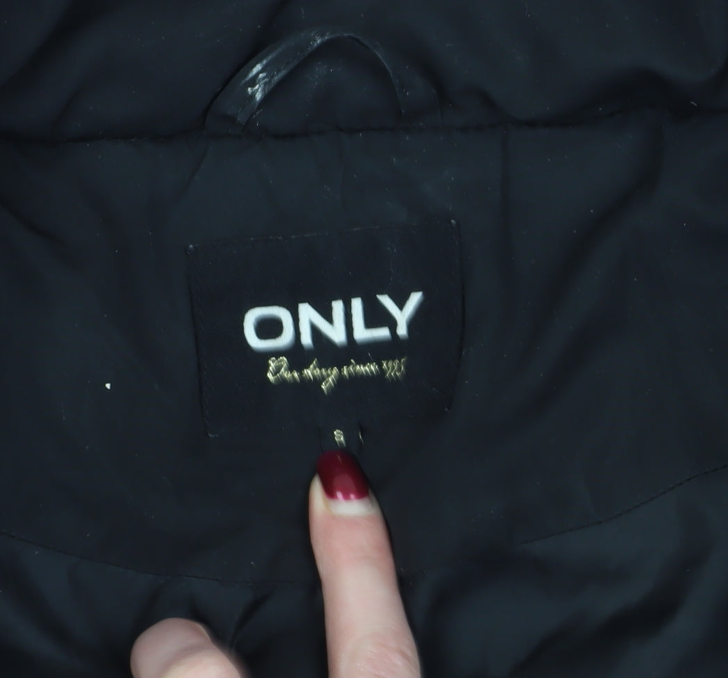 Additional view of Only Black Puffer Jacket, size S, Warm Winter Coat