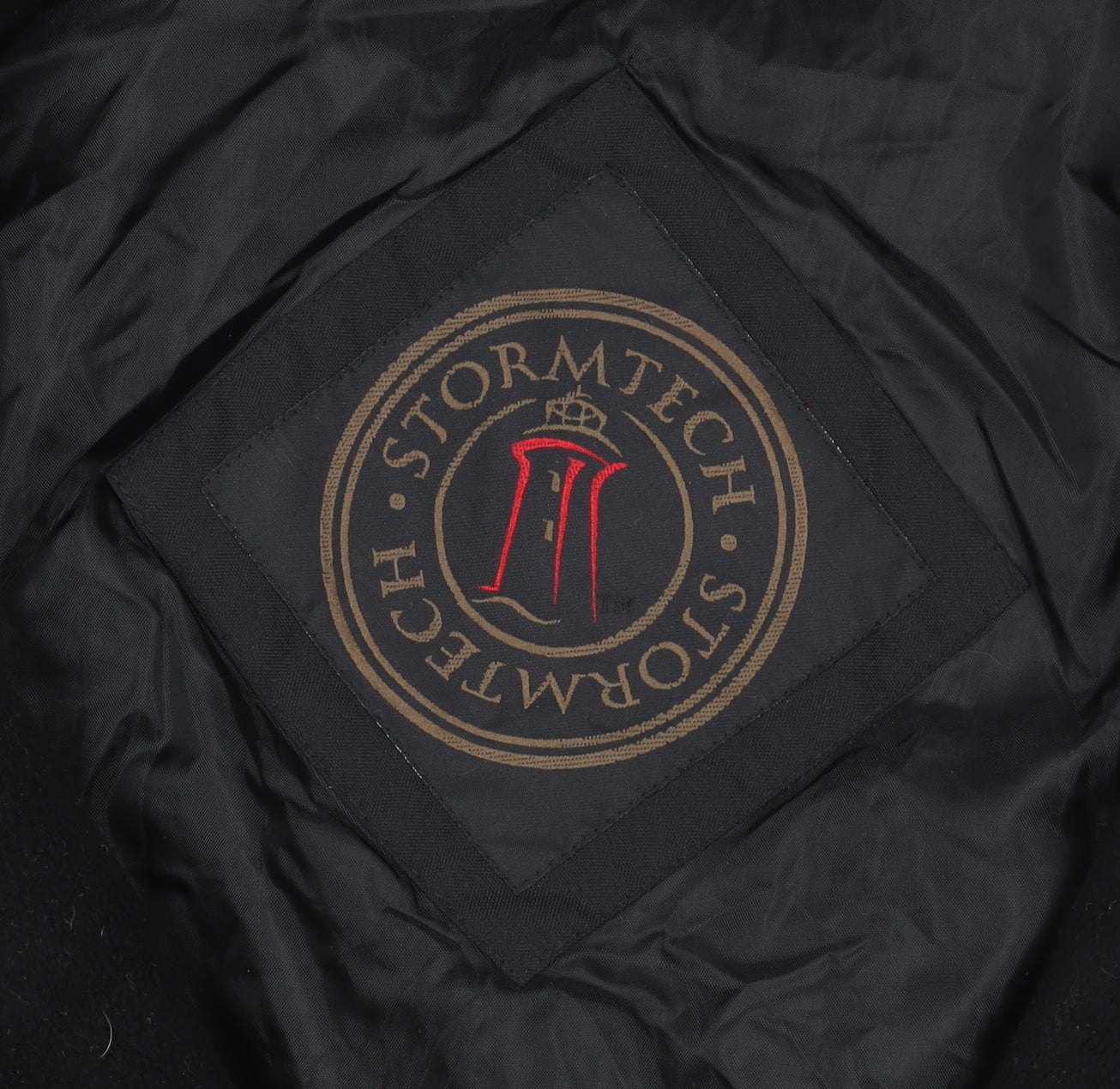 Mens UK Size L Stormtech Black Windbreaker Coat
