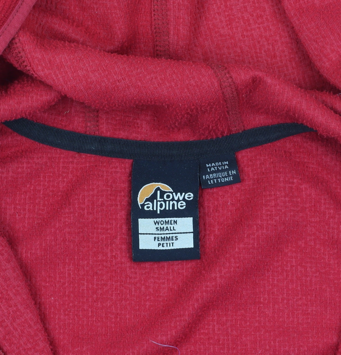 Womens UK Size S Lowe Alpine Red Basic Jacket
