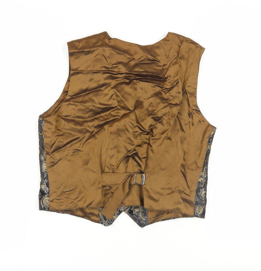 Topshop Women's Multicoloured Floral Waistcoat Size 14