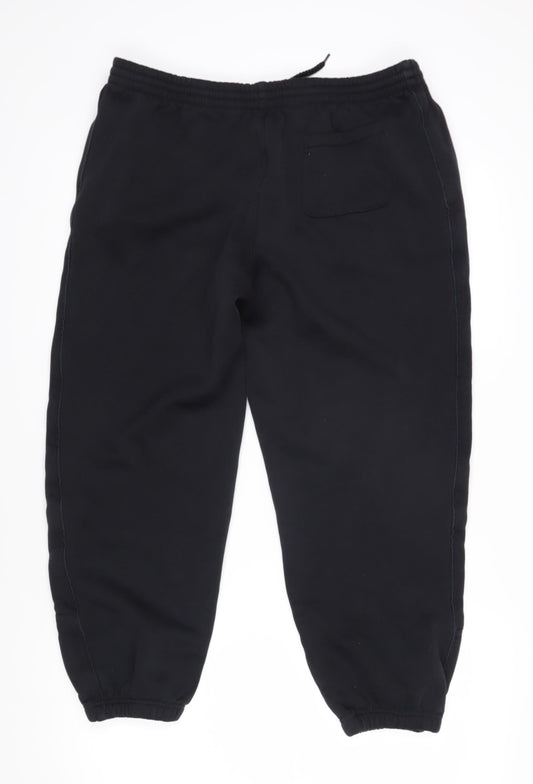 Womens UK Size L Slazenger Regular Fit Jogger Black Trousers
