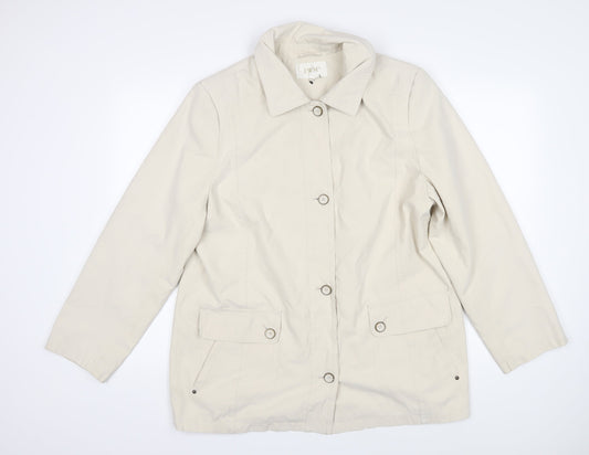 Womens UK Size 16 EWM Beige Jacket