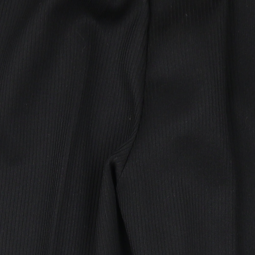 Womens UK Size 18 St Michael Regular Fit Black Trousers