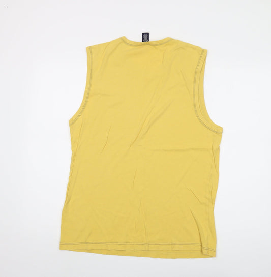 Mens UK Size XL Gap Yellow T-Shirt