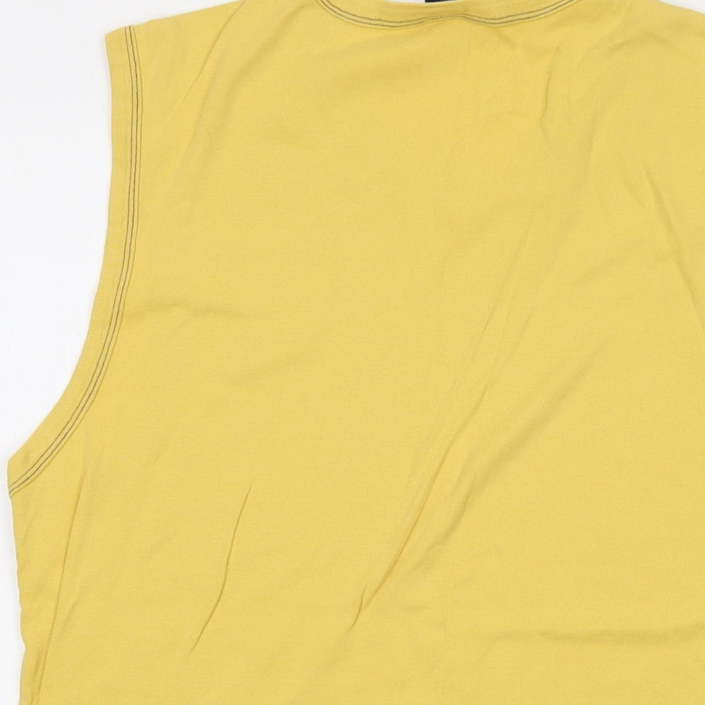 Mens UK Size XL Gap Yellow T-Shirt