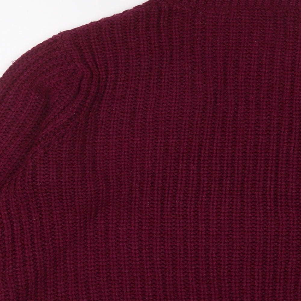 Womens UK Size 12 Red Herring Purple Pullover Jumper