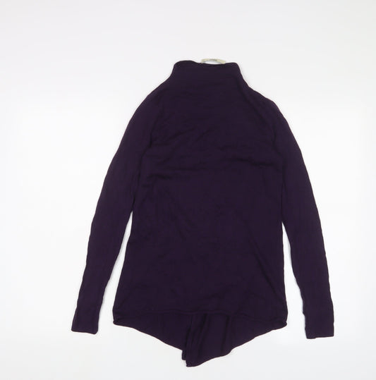 Womens UK Size XS Oasis Purple Cardigan Jumper