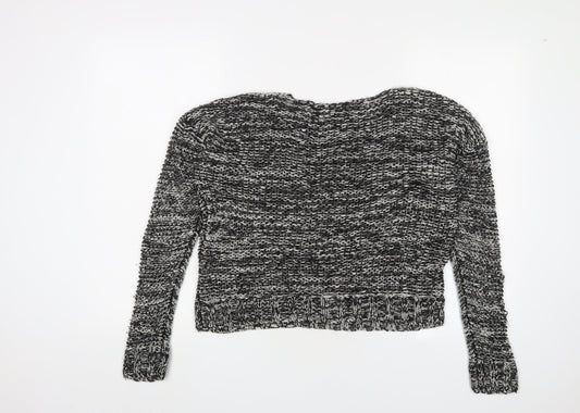 Womens UK Size 10 Brave Soul Black Pullover Jumper