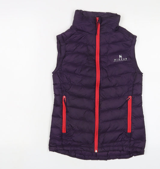 Womens UK Size 6 Hi Gear Purple Gilet
