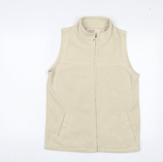 Womens UK Size S EWM Beige Gilet