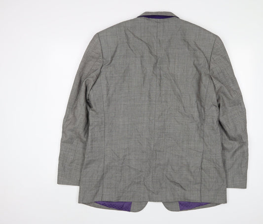 Mens UK Size 44 Skopes Regular Grey Suit Jacket