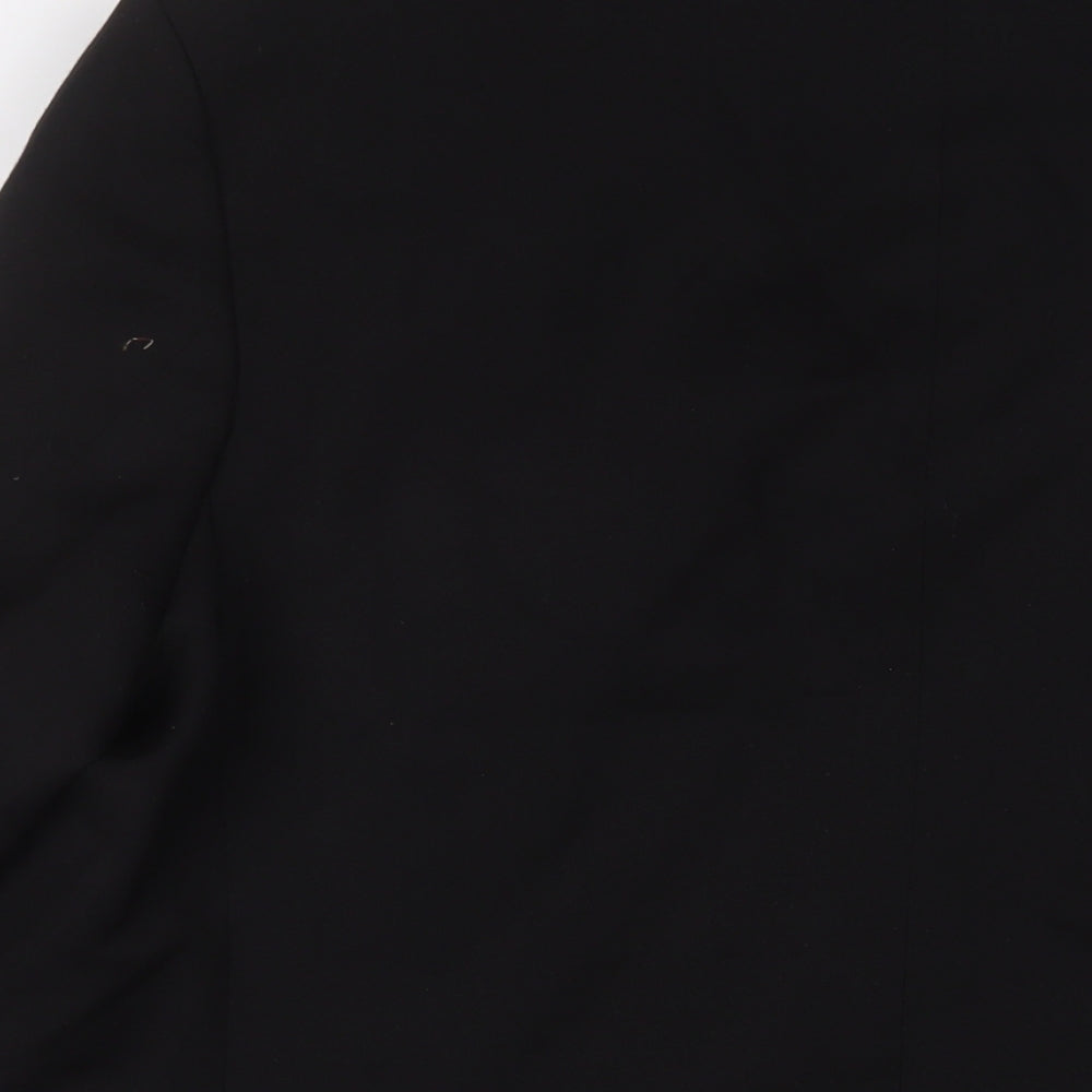 Mens UK Size 44 Carl Stuart Regular Black Suit Jacket