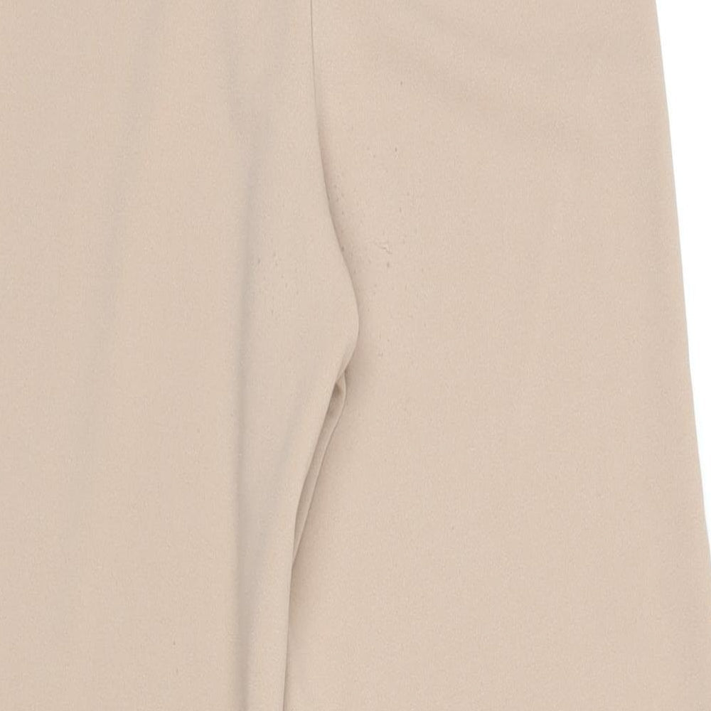 Womens UK Size 6 Stylewise Regular Fit Beige Trousers
