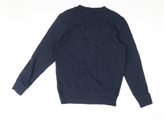Mens UK Size S H&M Blue Pullover Sweatshirt