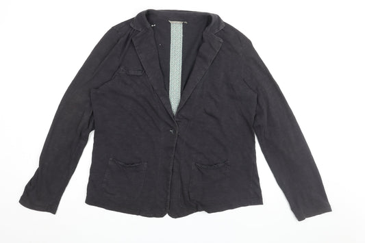Womens UK Size 2XL Sandwich Black Jacket