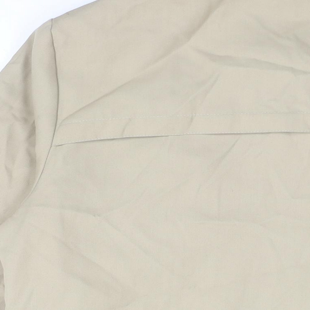 Antler Of Pall Mall Mens Beige Overcoat Coat Size 44 Zip