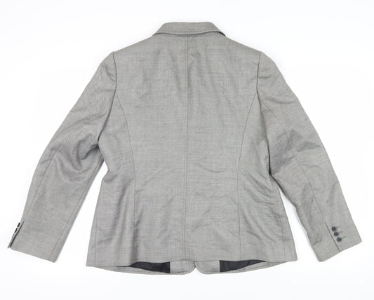 Womens UK Size 14 Planet Regular Grey Blazer