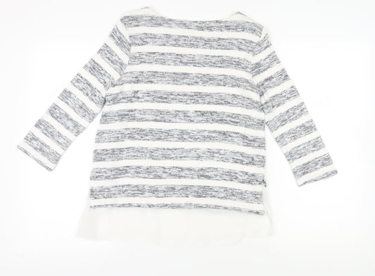 Womens UK Size 10 Phase Eight White Pullover Jumper